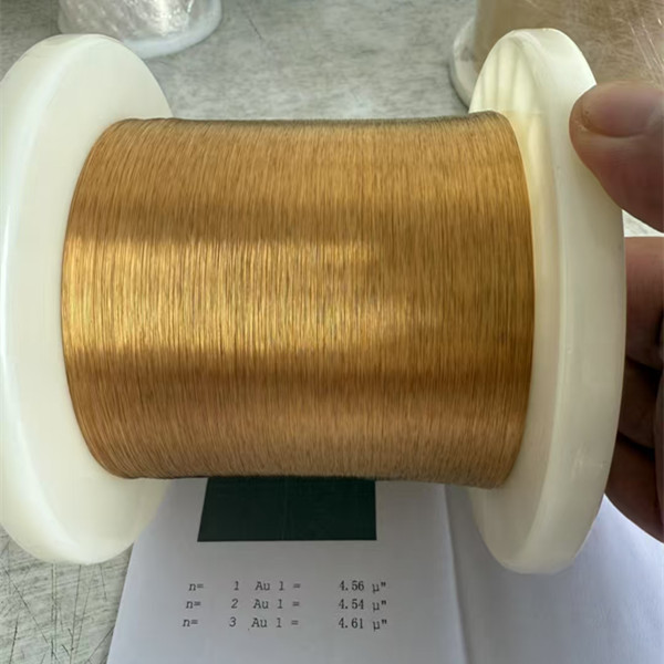 Gold plated copper Wire with Teflon - CITCable